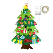 Christmas Felt Tree for Kids with LED Lights