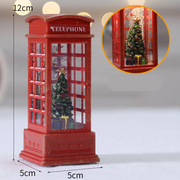 Christmas Telephone Booth Lantern