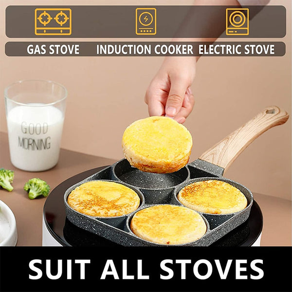 4-in-1 Non-Stick Induction Fry Pan