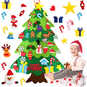 Christmas Felt Tree for Kids with LED Lights