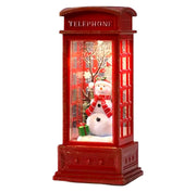 Christmas Telephone Booth Lantern