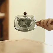 CrystalFlow Glass Teapot